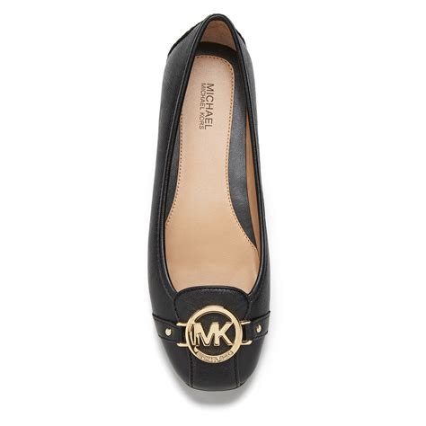 michael kors flats 6 black|Michael Kors black flats 8m.